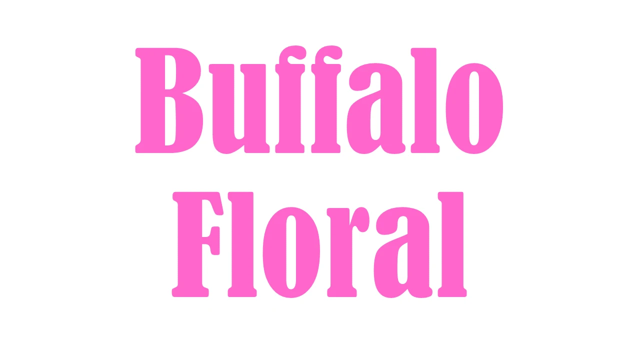 buffalo-floral